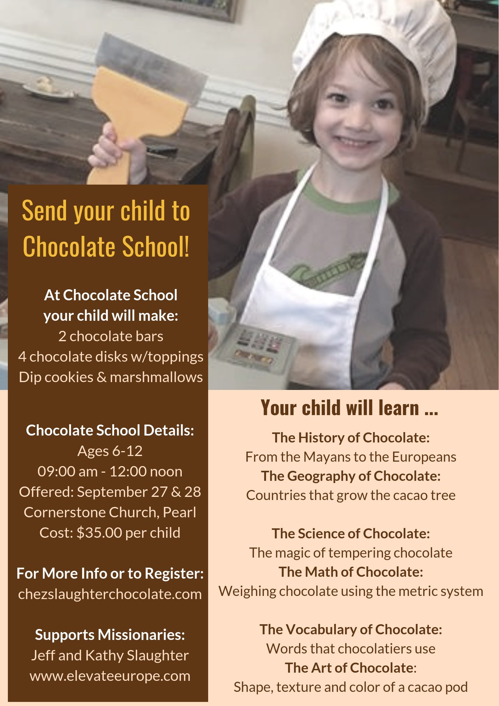 Chocolate School For Kids Is Going To Mississippi
